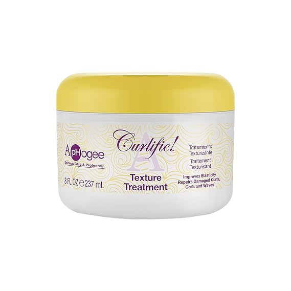 Aphogee Curlific Hair Mask Texture Treatment for Curly Hair (8 Fl Oz) | Moisturizing Curl Defining Treatment | Frizz Control | Softening & Detangling | Improves Elasticity