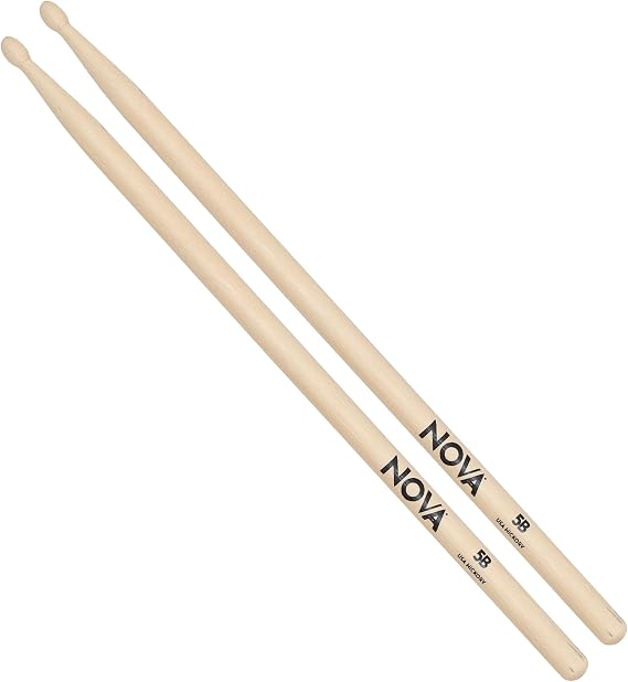 Vic firth Baget(Çift) Nova 5B Wood, Hıckory, 16"X0.595", Med