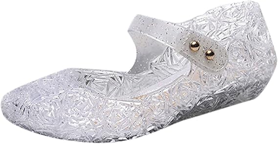 Black Sandals Women Wide Feet Princess Shoes Girls Sandals Jelly Mary Jane Dance Party Dress Sandals for Women Size 12
