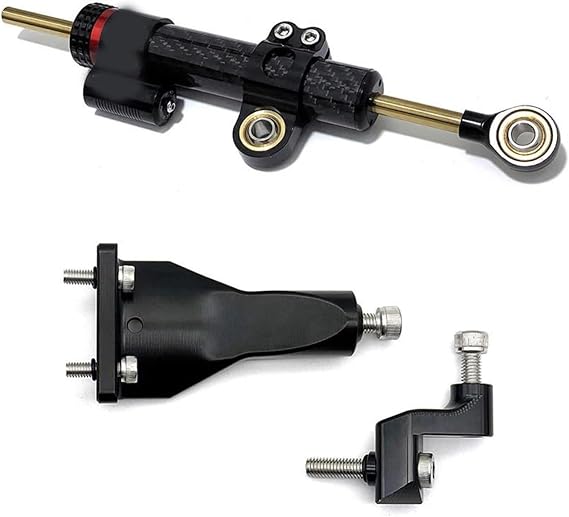 for Yamaha YZF-R3 YZF R3 2019-2024 Motorcycle Stabilizer Steering Damper Mounting Bracket Support Kit Accessories(Damper n Bracket 1)
