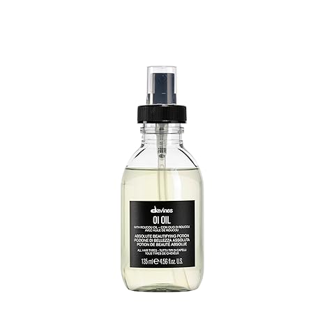 Davines OI Oil, Multi-Function Potion for All Hair Types - Weightless Anti-Frizz & Shine-Enhancing Serum with Roucou Oil - Detangles & Replenishes Moisture Hydrating Treatment