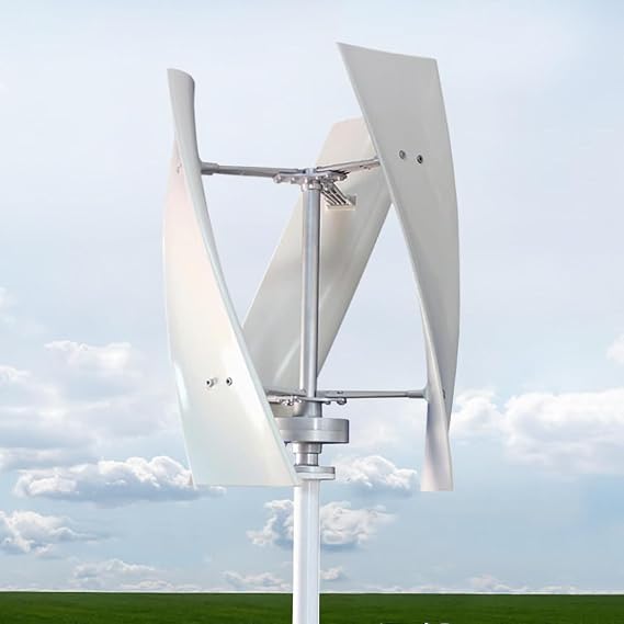 6000W Wind Turbine Vertical Wind Generator Kit Electricity Producer Equipment Home Power Energy Kit, 3 Phase AC 12V 24V 48V 220V Vertical A xis Energy Generator Wind Power Kit,24V