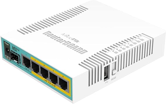 MikroTik Routerboard hEX PoE RB960PGS 5 Port Gigabit Ethernet Router