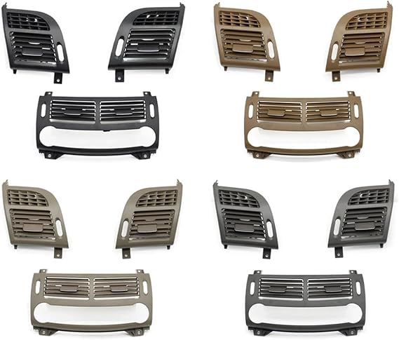 Front Dashboard Air Conditioning AC Vent Grille Panel Cover,Compatible With Mercedes Benz E Class W211 2003-2008 E200 E230 E260 E2800 E350(Black)