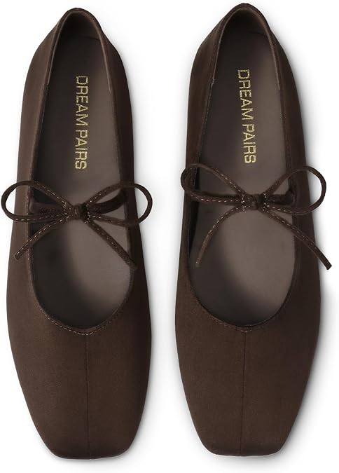 DREAM PAIRS Women's Ballet Mary Jane Flats