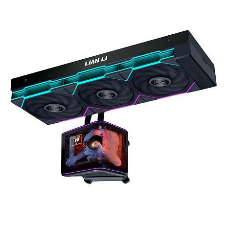 Lian Li Hydroshift II OLED Curved 360TL-Liquid CPU Cooler-Black-HS2OLDC36TB