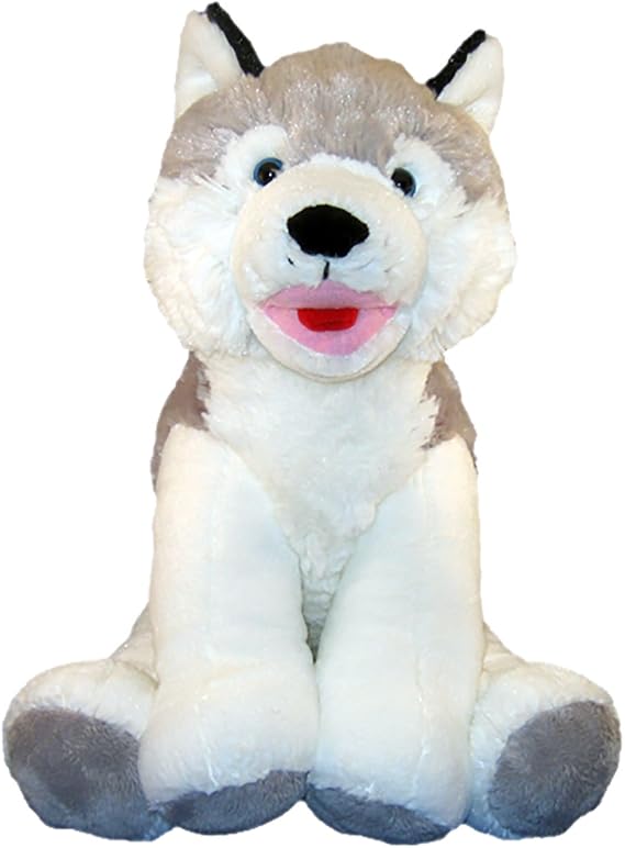 Cuddly Soft 16 inch Stuffed Husky...We Stuff 'em...You Love 'em!