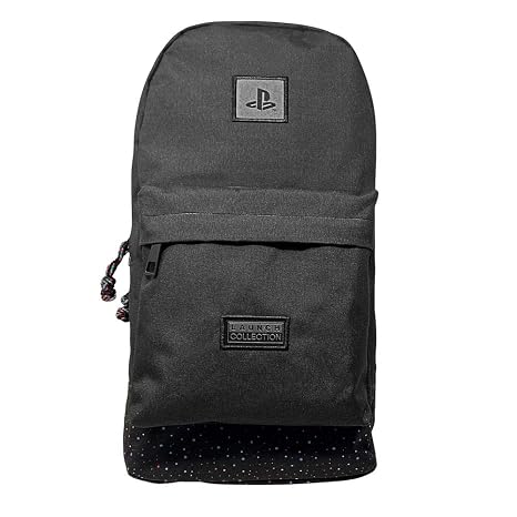 Controller Gear PlayStation Crossbody Shoulder Bag - Official, Dual Compartment, Black, Nylon Strap