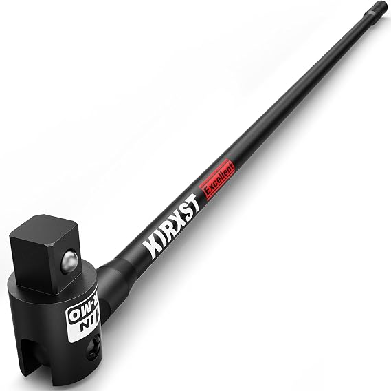 Joint Handle 1 Inch Joint Lever Length 1040 mm Joint Wrench with Flexible Head Swivel Handle for Demanding Tasks and Replacement of Wheel Bolts on Cars