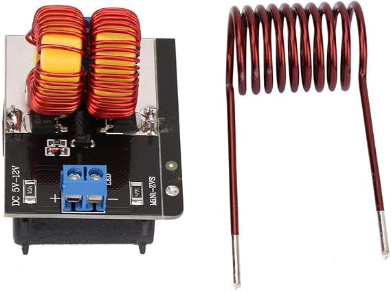 Mini ZVS Low Voltage Induction Heater, 5V-12V Flyback Driver Heater with Heating Coil Heating Power Module
