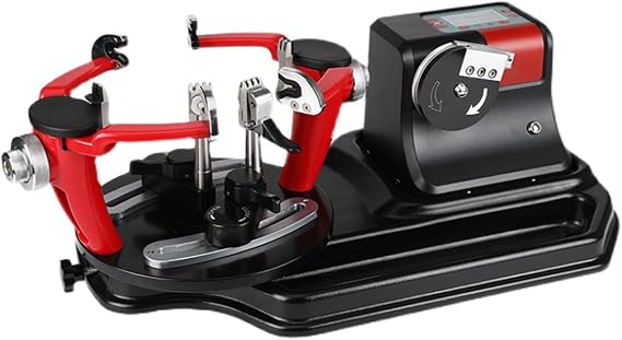 Tabletop Racquet Stringer Machines,360Tennis Stringing Machine,Badminton Racket String Machine with LCD Screen Automatic Trigger Pull Cord