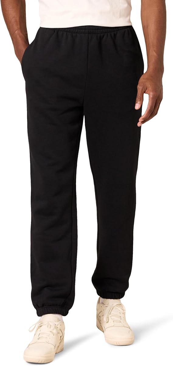 Amazon Essentials Men's Fleece Sweatpants, Closed Bottom (Available in Big and Tall)