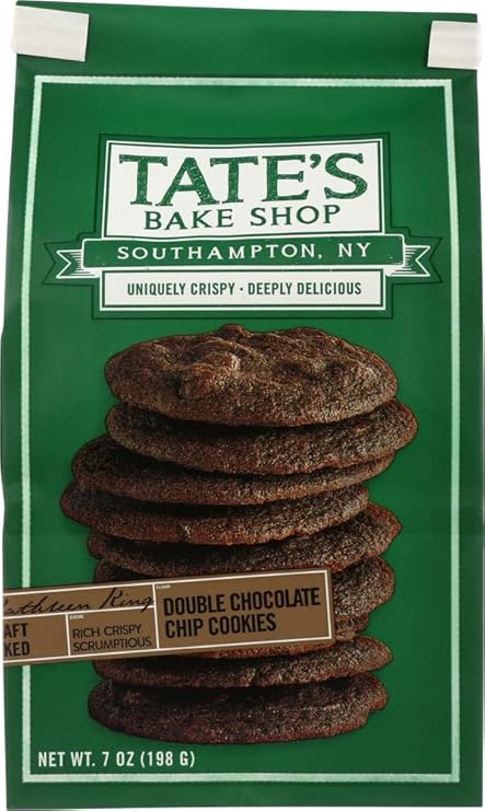 Tate's Bake Shop Cookies Double Chocolate Chip -- 7 oz (Pack of 2)