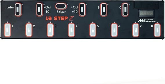 12 Step2 | Chromatic Pressure Sensitive Keyboard USB MIDI Foot Controller with Programmable Scales and Pitch