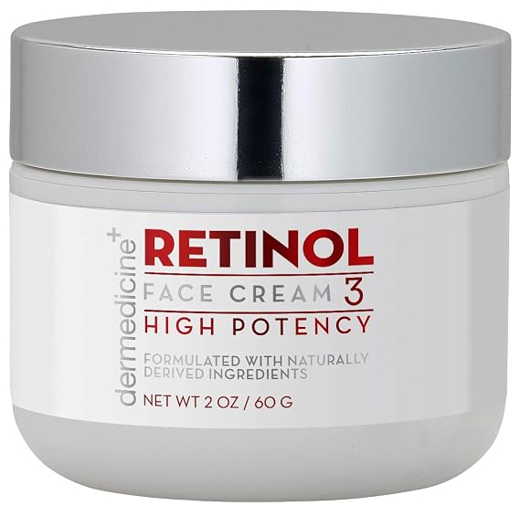 Retinol Cream for Face and Eye, 3% Blend, Natural Anti-Aging