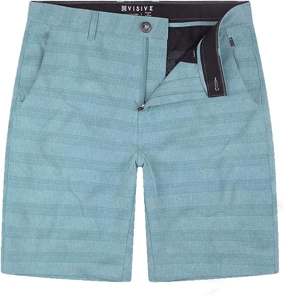 Visive Mens Hybrid Golf Shorts Alternative Mens Casual Flat Front Dress Shorts Premium Quick Dry Fabric Stretch Short