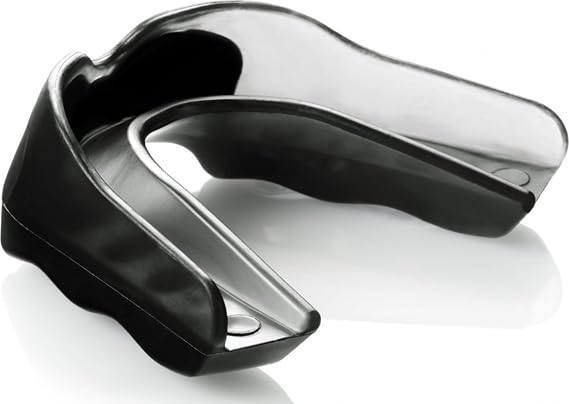 Shock Doctor Mouth Guard, Custom Fit Football Mouth Guard, Moldable Mouth Guard Boxing, Lacrosse, Hockey, MMA, Football & More, Mouthpiece, Mouthguard Sports, Adult - Strapless
