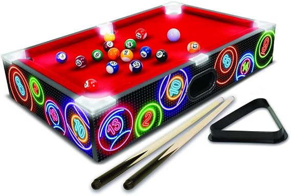 Ambassador Games Electronic Arcade Pool/Billiards (Neon Series)