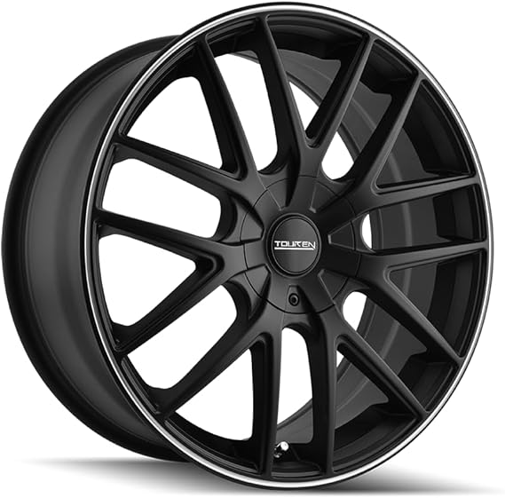 TR60 16x7, Bolt Pattern: 5x100/4.5, Offset: 42, MATTE BLACK/MACHINED RING, set of 1