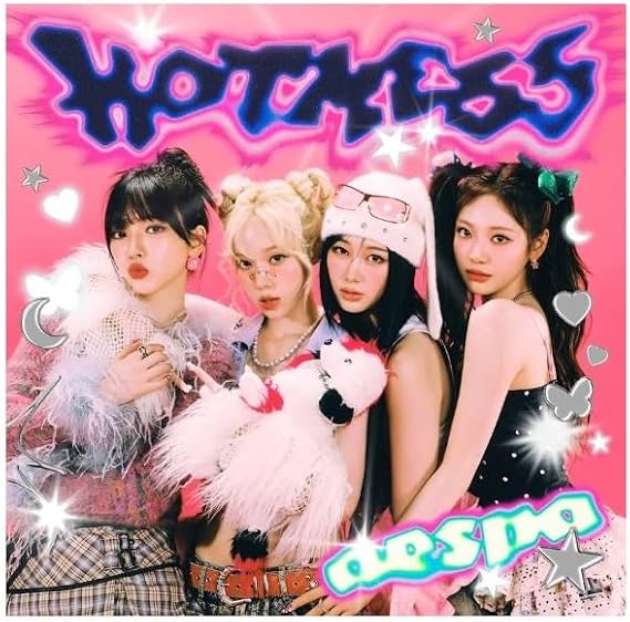 Genie Music aespa - Japan 1st Single HOT Mess (Poster Ver.) CD +Store Gift