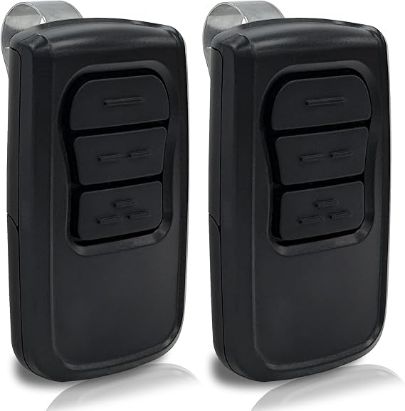 GM3T-R 3-Button Garage Door Openers Remote, Replacement for Genie Remote, Works with Genie Most Garage Door Openers Since 1995, Replacement for GM3T-BX/G3T-R/G3T-A/AT95/ACSRS, 2Pack,