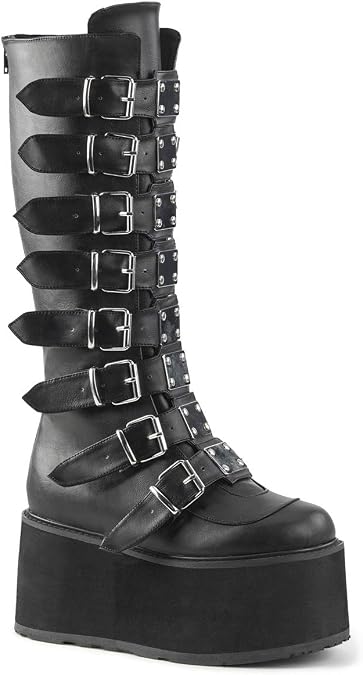 Demonia Women's Damned-318 Knee-high Boots