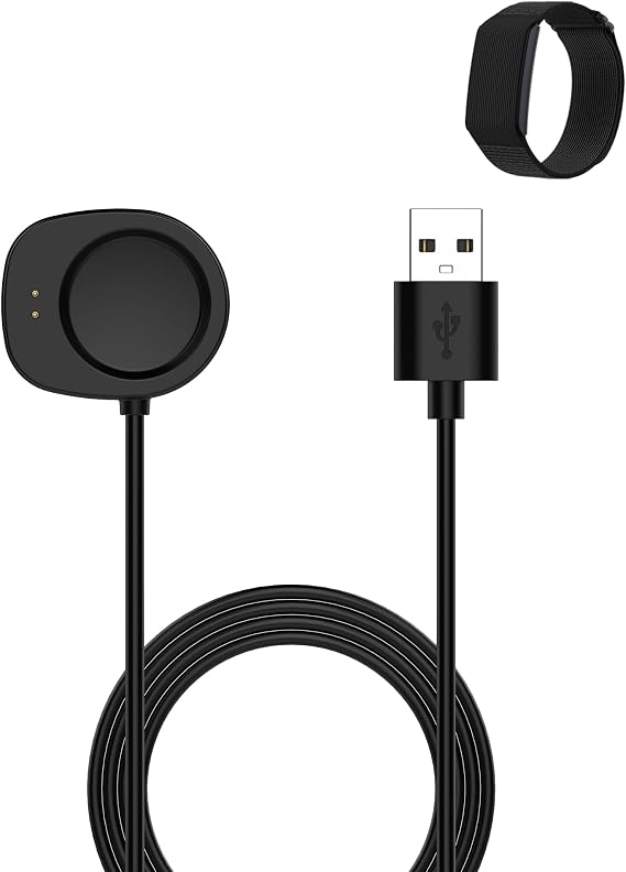 Charging Cable for Amazfit Helio Strap/Helio Strap Pro/Cheetah 2 Pro/Active 3/T-Rex Ultra 2/Cheetah 2 Ultra/Active Max/Balance Ultra/Balance 3, yystao Stable USB Charger Charging Dock