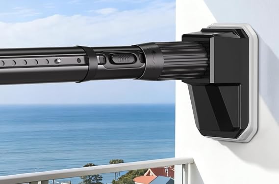 FADOTY Tension Curtain Rod No Drilling, 41-139 Inch Heavy Duty Shower Rod