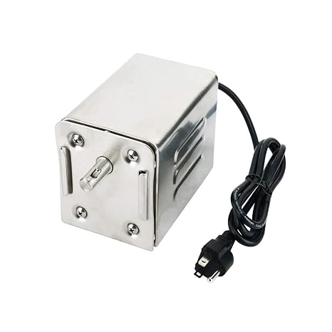 YaeTek 40KG 110V Electric Roaster Motor BBQ Rotisserie Barbecue Motor for Roast Meat Grill Roaster Accessories Outdoor Rotisserie