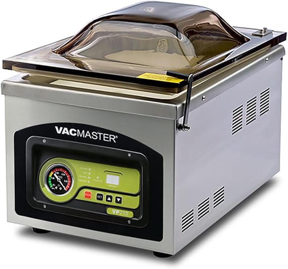 VacMaster VP215 Chamber Vacuum Sealer - Commercial Vacuum Sealer Machine for Food with Oil Pump, 10.25 Seal Bar for 10 x 13 Bags, Food Vacuum Sealer for Sous Vide, Liquids & Food Storage