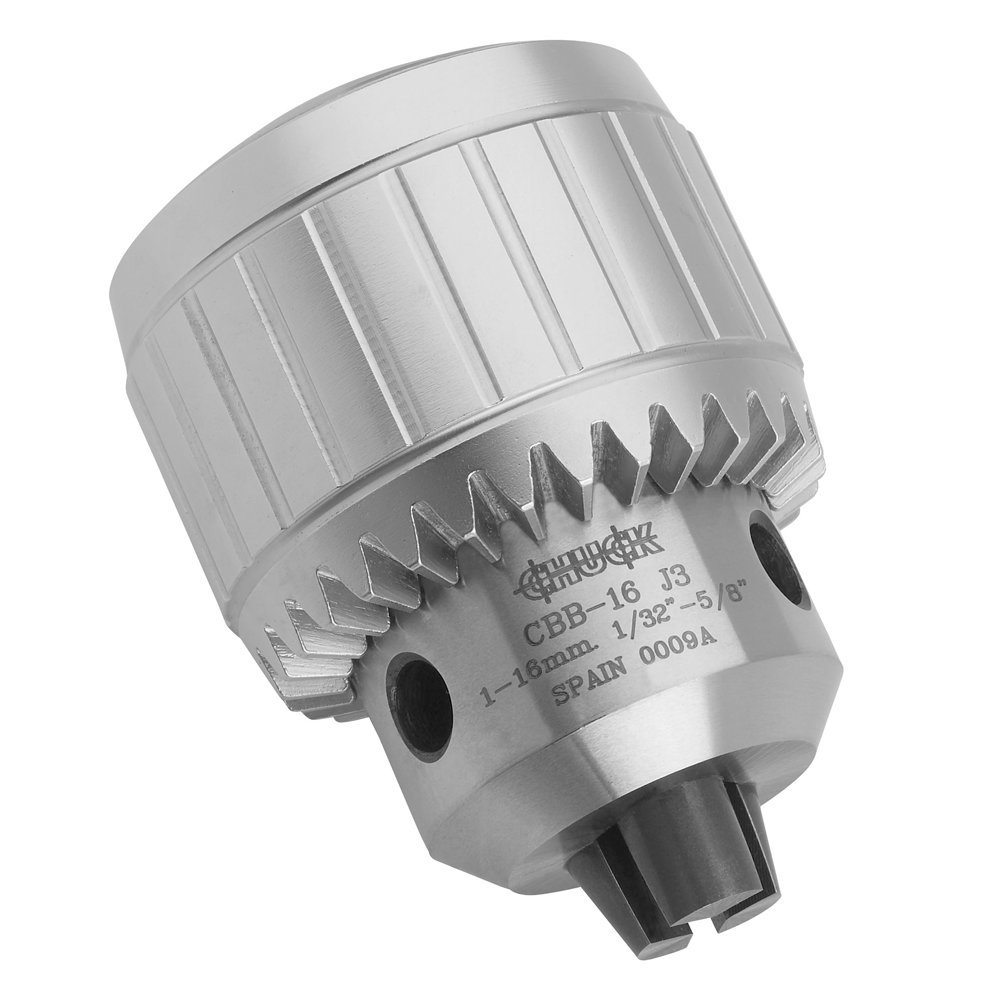 CBB Ball Bearing K3 Keyed Drill Chuck, 3JT Mount, 2-716 Chuck Diameter, 132-12 Capacity