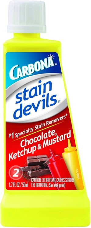 Carbona Ketchup, Mustard & Chocolate Laundry Stain Remover, No. 2, Safe On Skin, 1.7 Fluid Ounces (Pack of 6)