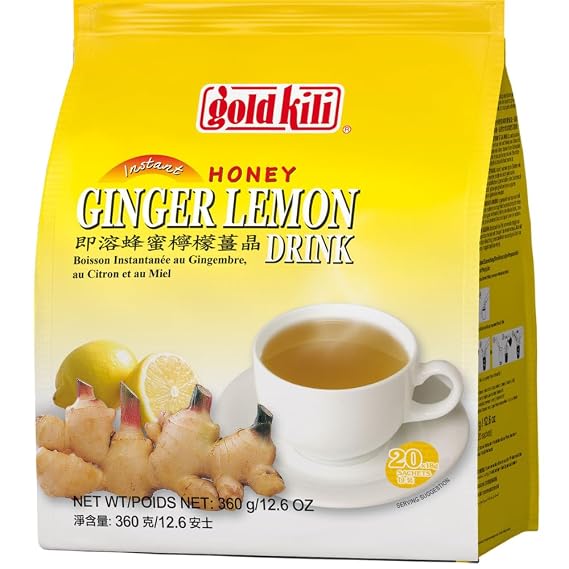The Instantane Au Gingembre Et Citron (Instant Ginger Lemon Drink) - 12.7oz [Pack of 3]