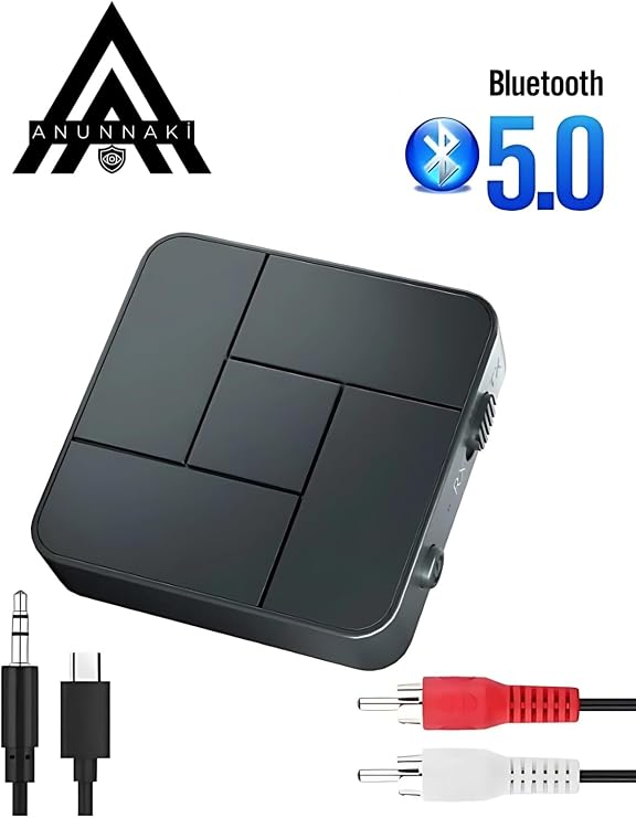 Bluetooth 5.0 Ses Alıcı Verici AUX RCA USB Stereo Kablosuz Mikrofonlu Araba TV PC RX TX Receiver