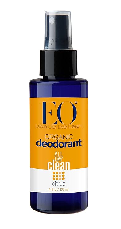 EO Organic Deodorant Spray, Citrus, 4 Fluid Ounce