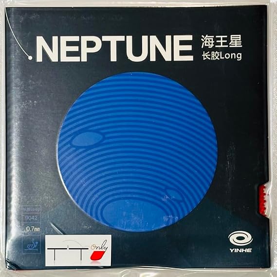 Galaxy/Milkyway Neptune Long Pips Table Tennis Rubber, Color-Red,Thickness-0.7mm