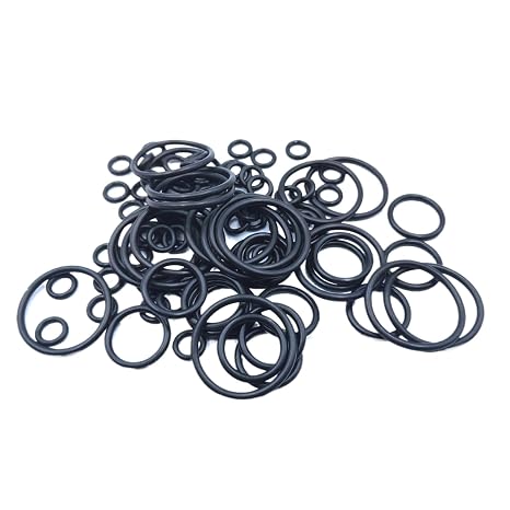 Metric Sealing Gasket,Nitrile Rubber O-Rings, 5 Pcs Nitrile Rubber O-Rings, 88mm x 100mm x 6mm, 100mm OD, 88mm ID, 6mm Width, Black(103mm x 115mm x 6mm)