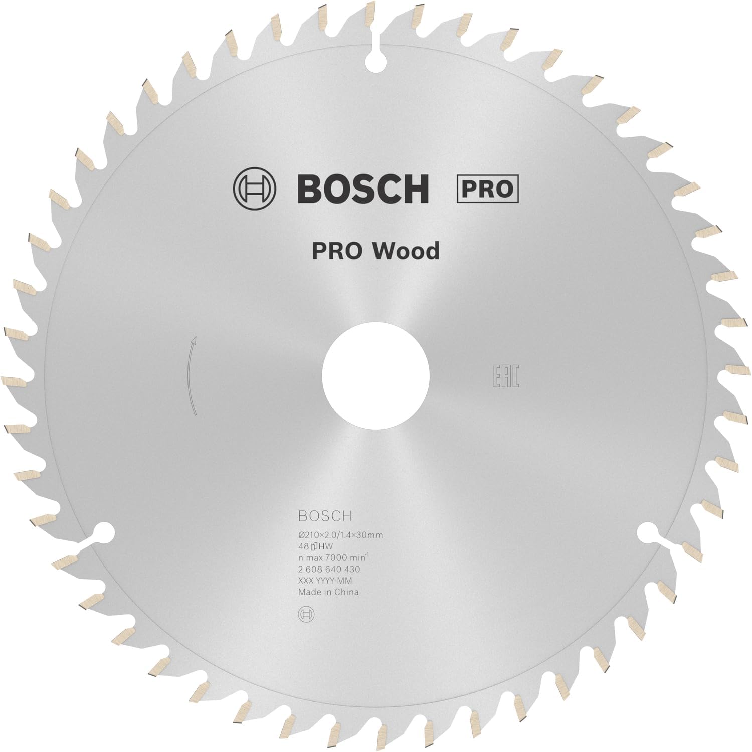 Bosch Professional Accessories Circular Saw Blade, Grey, 1 Piece