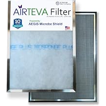 AIRTEVA 13 1/2 x 13 1/2 AC filter/Furnace filter with (1) BioSponge Plus Replacement