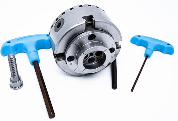 4Inch/96mm Self Centering 4 Jaws Wood Lathe Chuck Wood Working Chuck 1"-8TPI