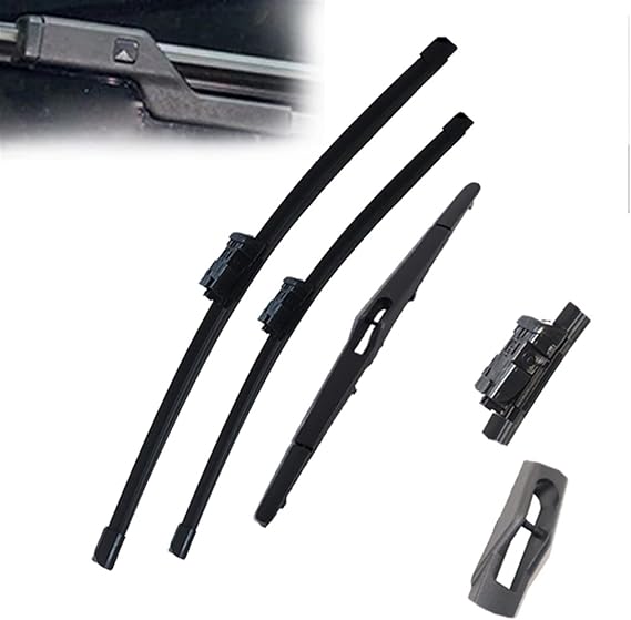 ,For,Ford,For Kuga MK1 2008-2012 Window Wiper Car Front & Rear Windshield Windscreen Wiper Blades Set