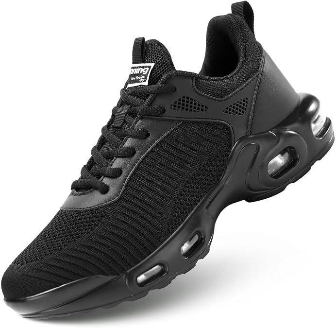 Kapsen Men's Air Running Shoes Lightweight Breathable Walking Shoes Non Slip Fashion Sneakers Mesh Workout Casual Sports Shoes