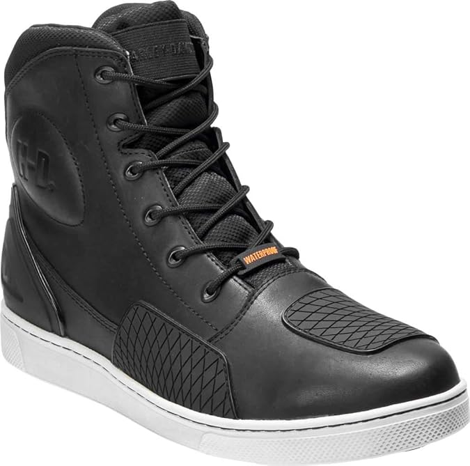 Harley-Davidson Men's Holtman 6-Inch Black Waterproof Motorcycle Boots D96187