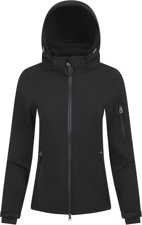 LeMieux Celine Soft Shell Jacket - Womens - Water Resistant - Breathable - Detachable Hood