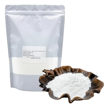 Quartz Sand 3000 mesh,Silicon Dioxide Powder(SiO2),CAS NO:14808-60-7 (500g/17.6oz/1.1lb)