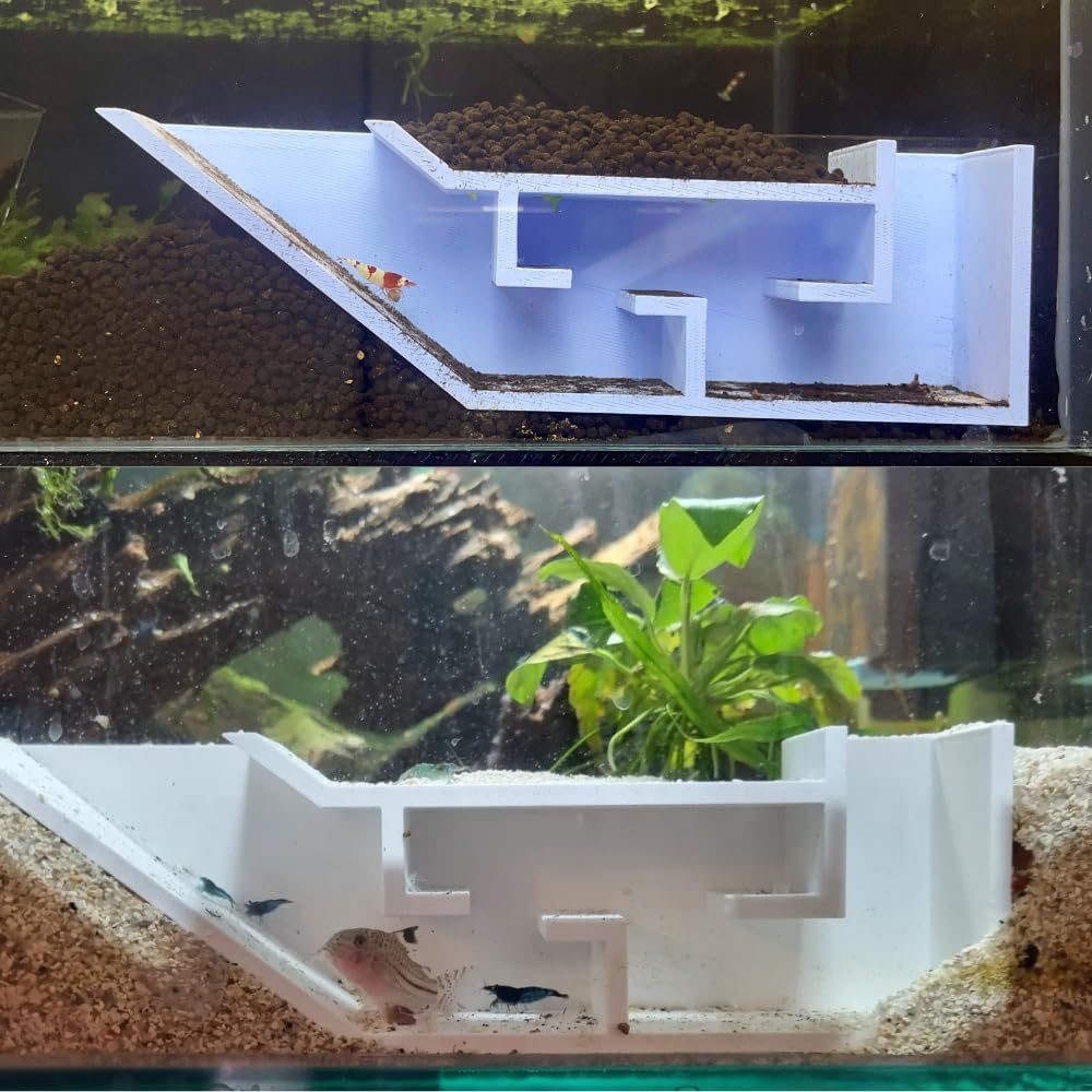 Shrimp and Fish Storage Area, Shrimp Tunnel, Feed Feeding Area, Aquarium Ornament, Aquarium Decoration