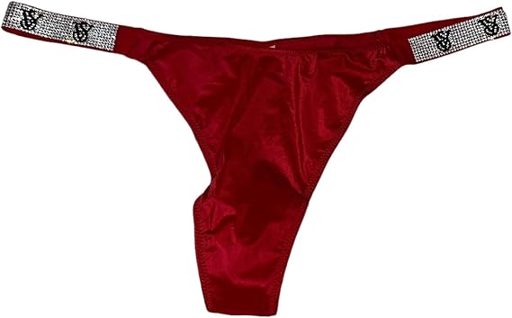 Victoria's Secret Shine ストラップ とてもセクシーなTバック パンティ カラー レッド 新品
