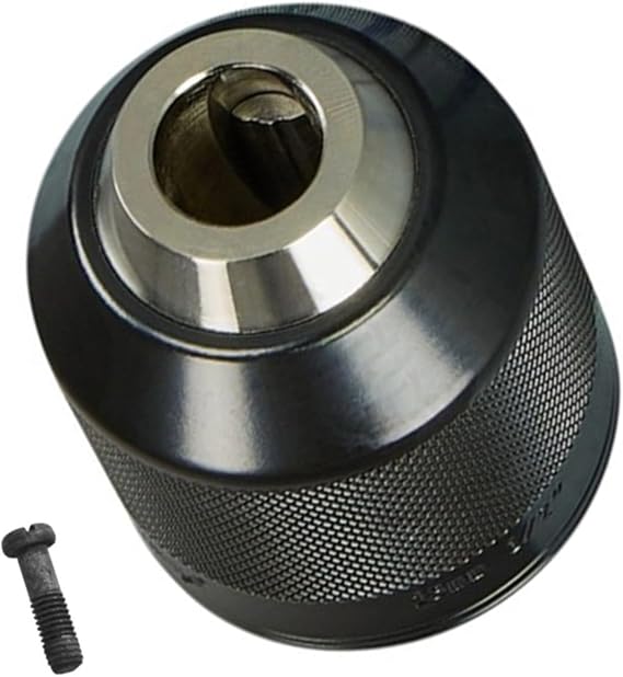 Replacement Keyless Drill Chuck 13mm 1/2 Inch 763252-1 for Ma-kita XPH14 XFD14 Electric Drills, Metal Chuck for Fast and Secure Bit Changes in Home Improvement, Carpentry, DIY and Workshop Tool