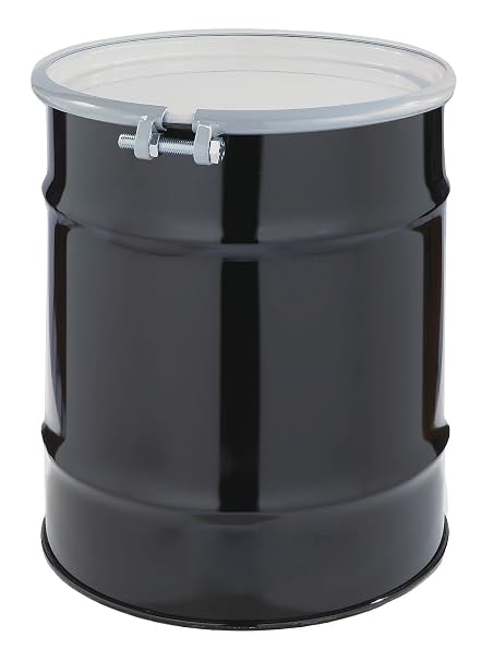 Transport Drum, Open Head, 20 gal., Black