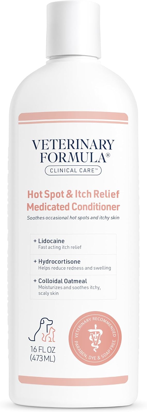 Veterinary Formula Clinical Care Hot Spot & Itch Relief Conditioner, 16 oz